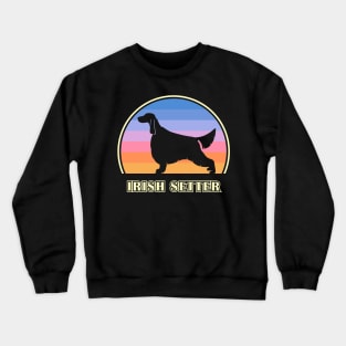 Irish Setter Vintage Sunset Dog Crewneck Sweatshirt